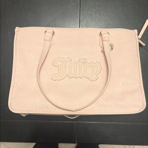 Juicy Couture Light Pink Embossed Tote